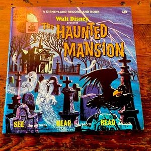 Disneyland Record and Book The Haunted Mansion Record and 24 page book